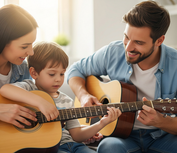 Cómo enseñar guitarra a niños, Edad ideal, consejos prácticos y acordes fáciles