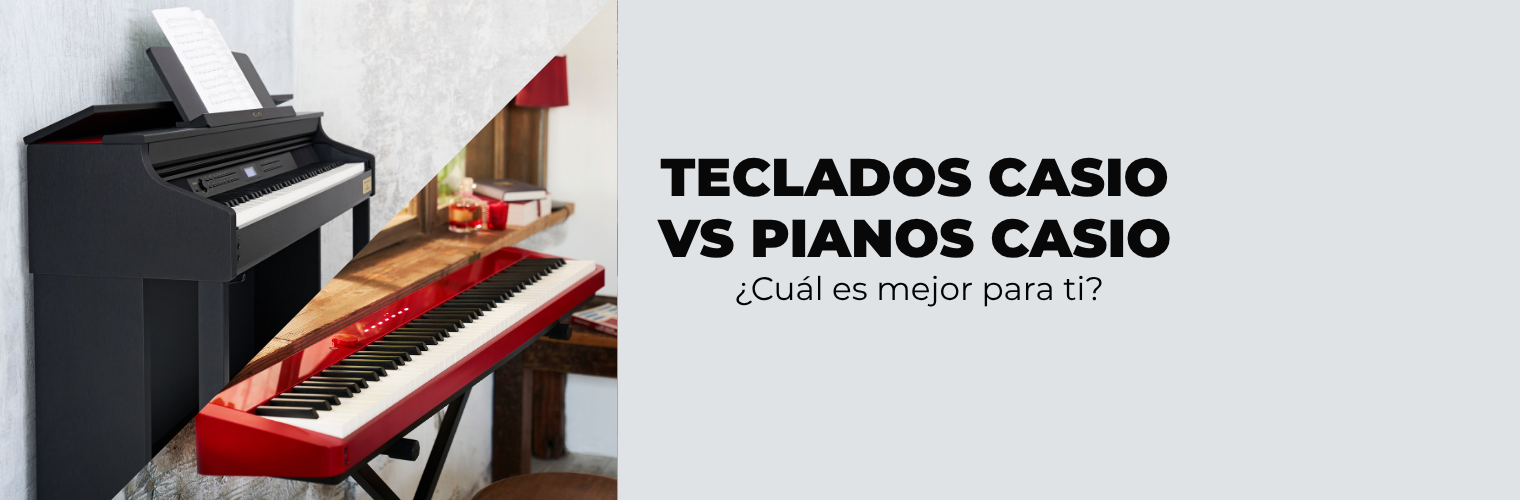 Teclados Casio vs Pianos Casio