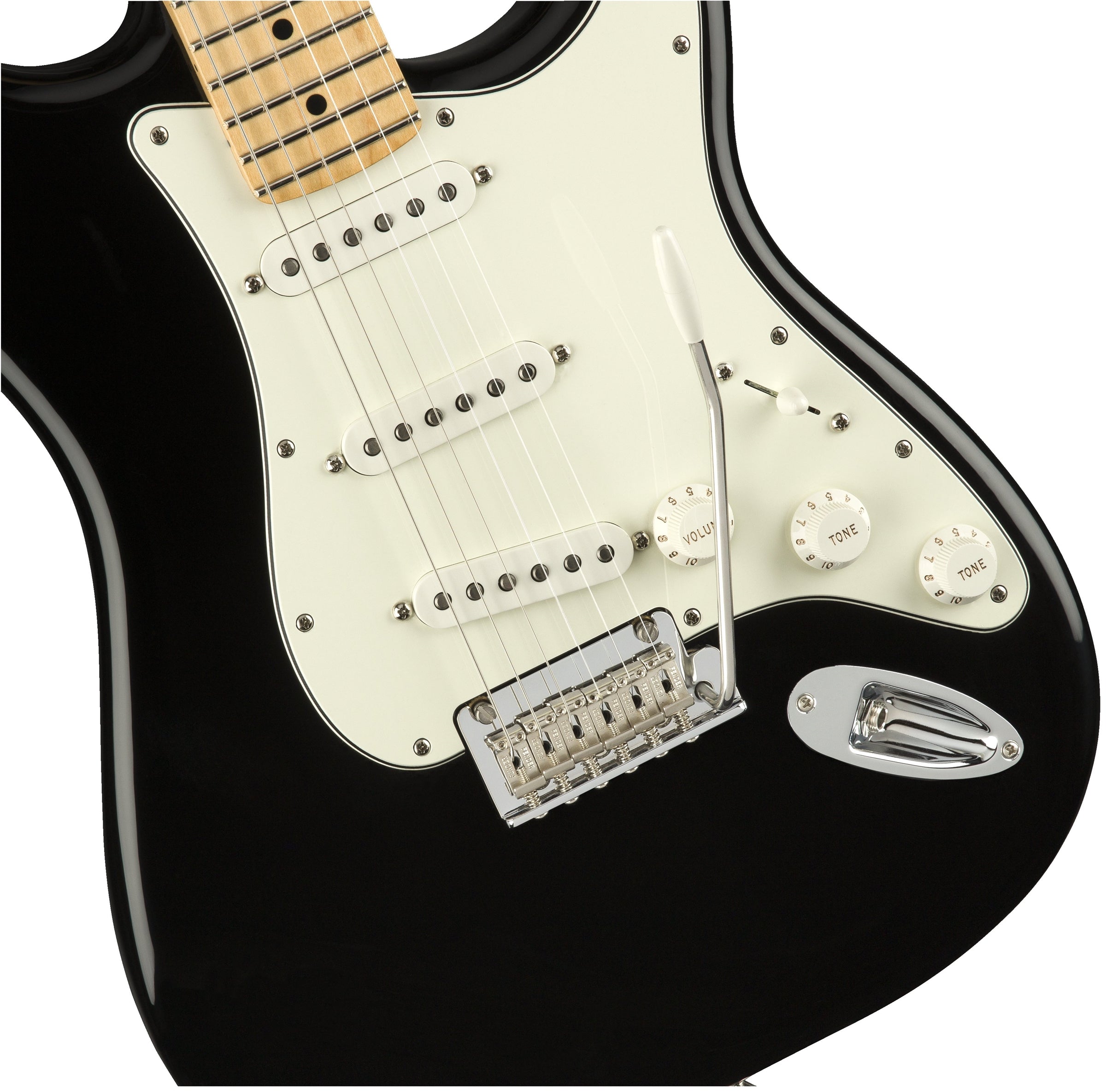 GUITARRA ELECTRICA FENDER MEXICO PLAYER STRATOCASTER NEGRA MOD0144502506 DIAPASÓN EN MAPLE
