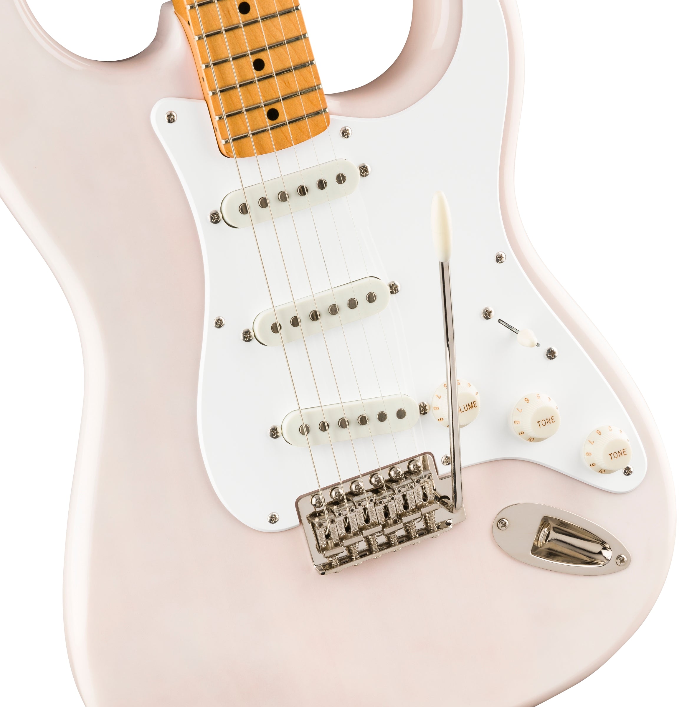 GUITARRA ELECTRICA FENDER SQUIER CLASSIC VIBE 50s STRATOCASTER MOD0374005501 DIAPASON EN MAPLE COLOR BLANCO