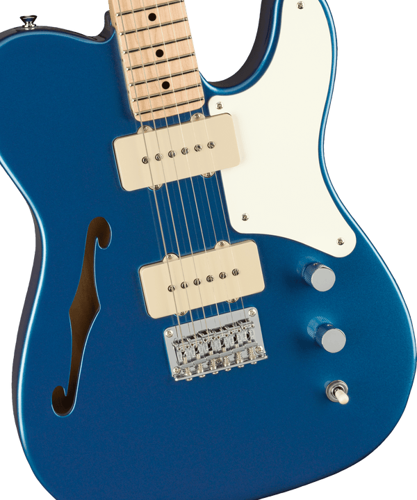 GUITARRA ELECTRICA FENDER SQUIER PARANORMAL CABRONITA TELECASTER THINLINE MOD0377020502 DIAPASON EN MAPLE COLOR AZUL