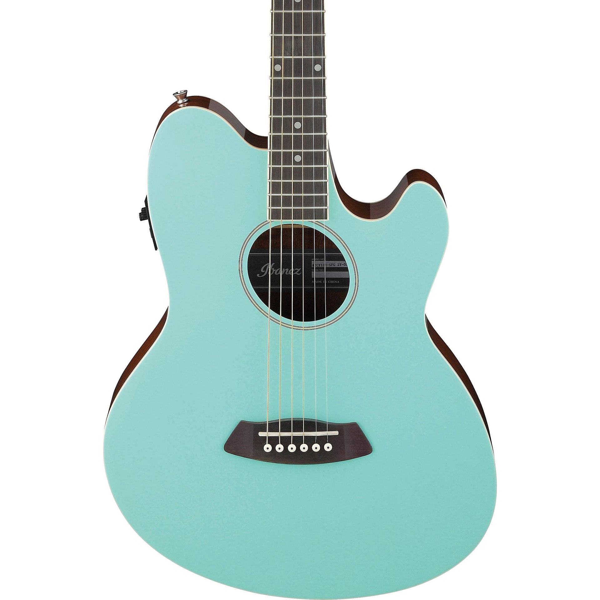 GUITARRA ELECTROACUSTICA IBANEZ TCY10E-SFH AZUL