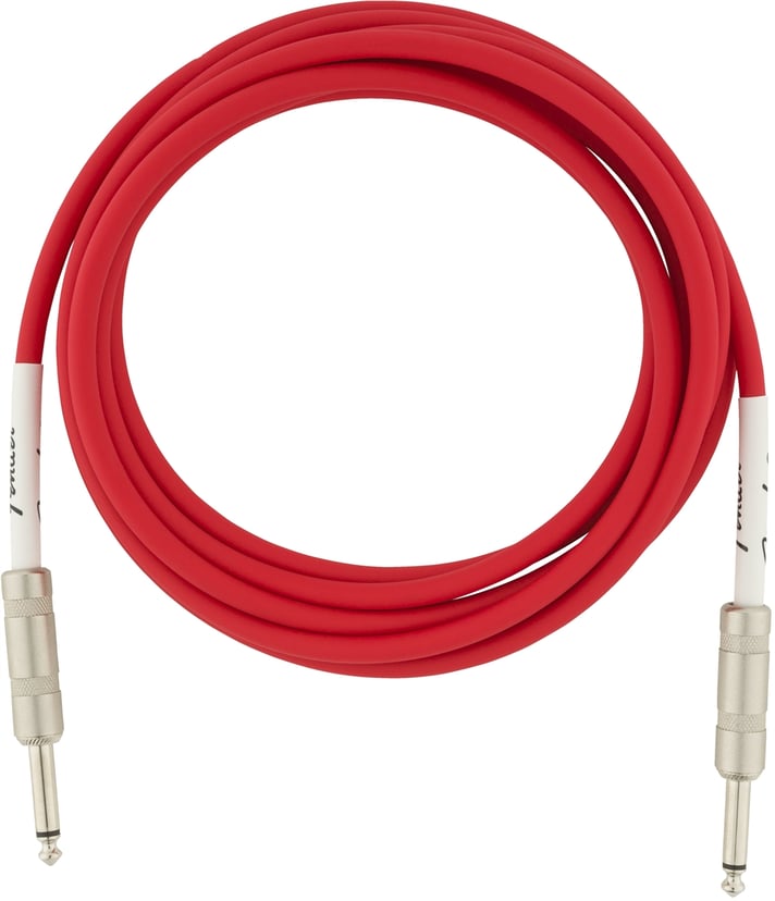 CABLE LINEA FENDER ORIGINAL 3 MTS ROJO