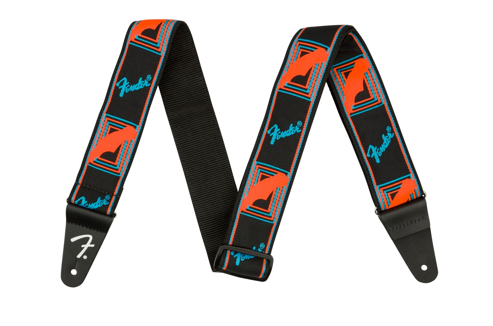 CORREA FENDER NEON MONOGRAM BLUE/ORANGE MOD0990681302