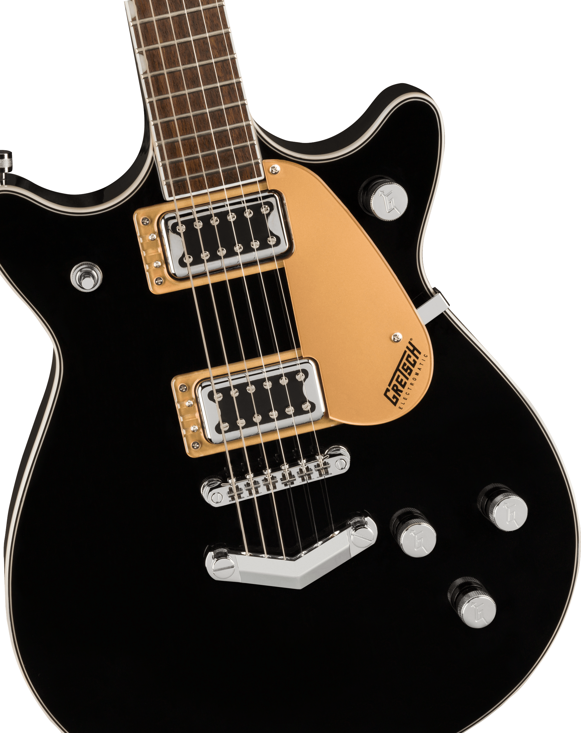 GUITARRA ELECTRICA GRETSCH G5222 ELECTROMATIC® DOUBLE JET™ BT CON V-STOPTAILT MOD2509310506 COLOR NEGRO