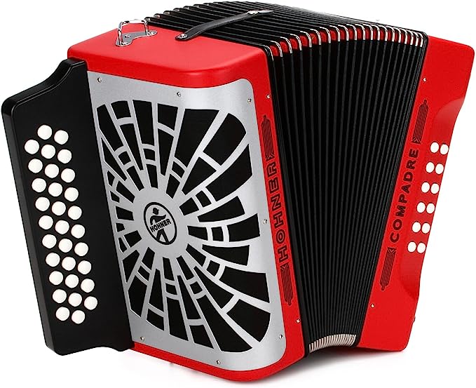 ACORDEON HOHNER COMPADRE ADG ROJO A48041