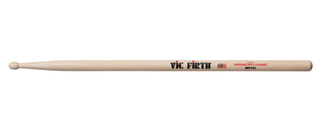 BAQUETA VIC FIRTH AMERICAN CLASSIC WOOD CM METAL NATURAL