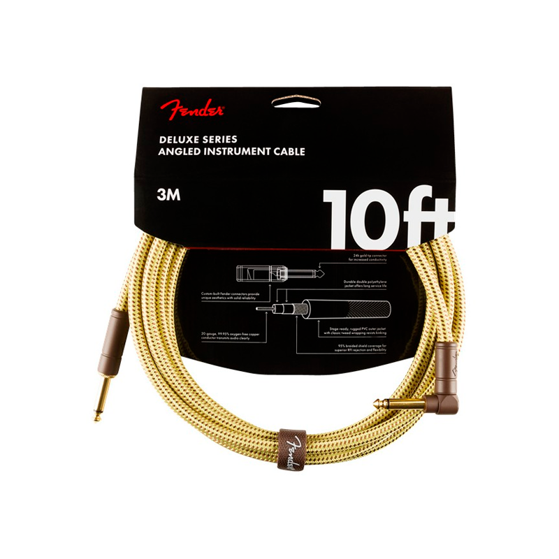 CABLE LINEA FENDER DELUXE 3MT GUIT ORO MOD0990820091