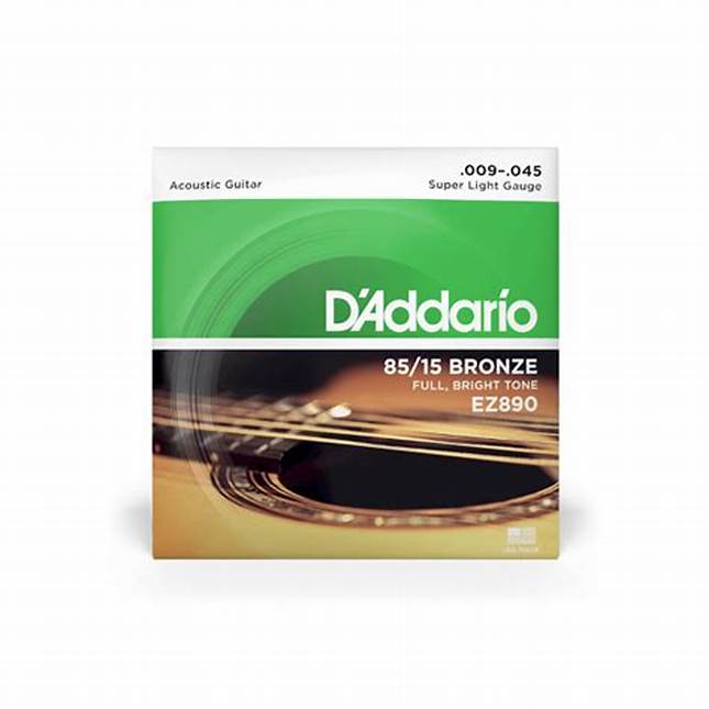 CUERDAS D"ADDARIO EZ890 GTR 009-045 PARA GUITARRA ACÚSTICA