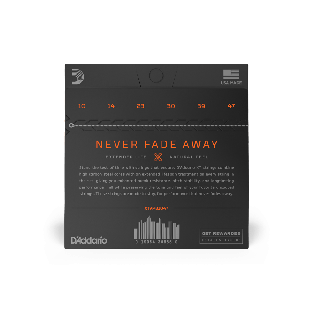 CUERDAS D"ADDARIO XTAPB 10-47 BRONCE PARA GUITARRA ACÚSTICA