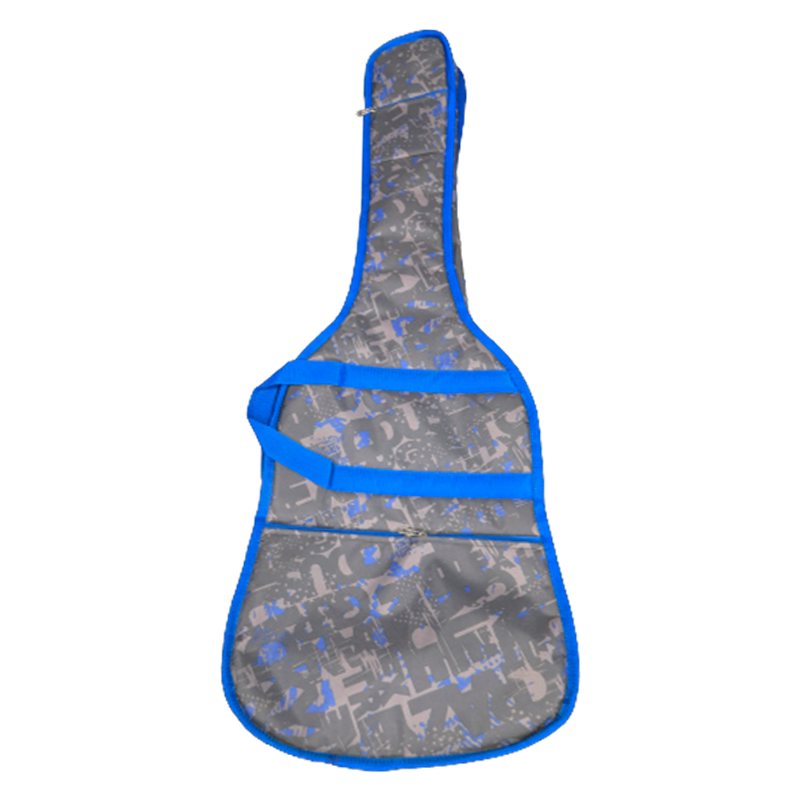 FORRO JH GUITARRA ELECTRICA BLUE LETTERS ABULLONADO Y REFORZADO