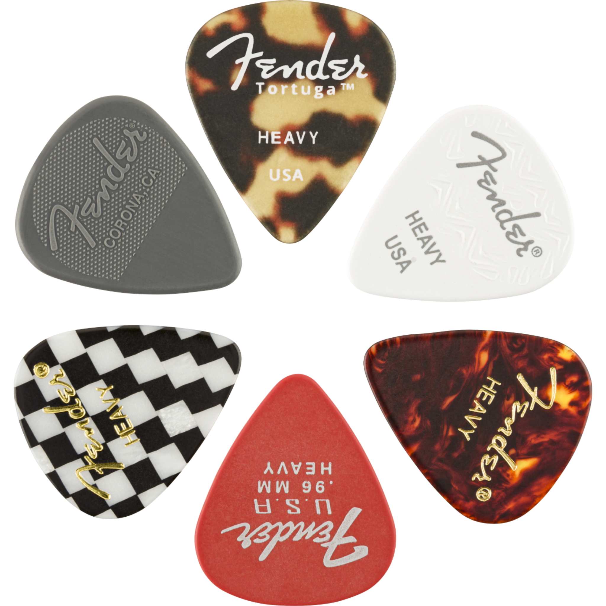 PICK FENDER 351 MATERIAL MEDLEY HEAVY COLOR 6U MOD1980100500