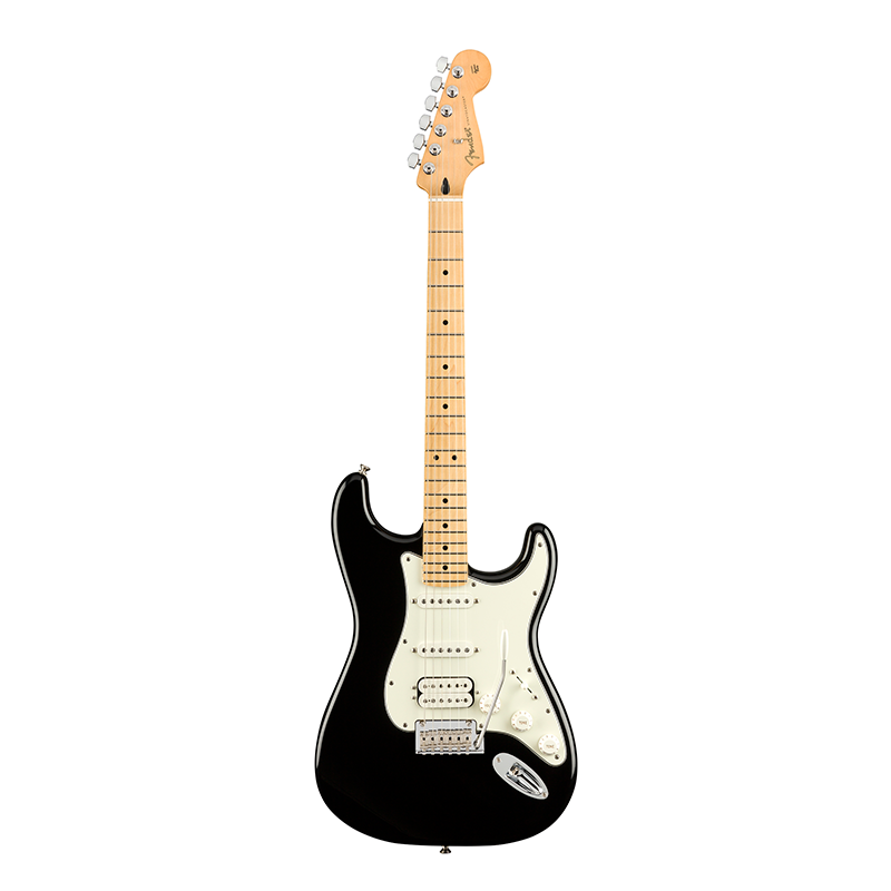 GUITARRA ELECTRICA FENDER MEXICO PLAYER STRATOCASTER HSS BK MOD0144522506 NEGRA, DIAPASÓN EN MAPLE