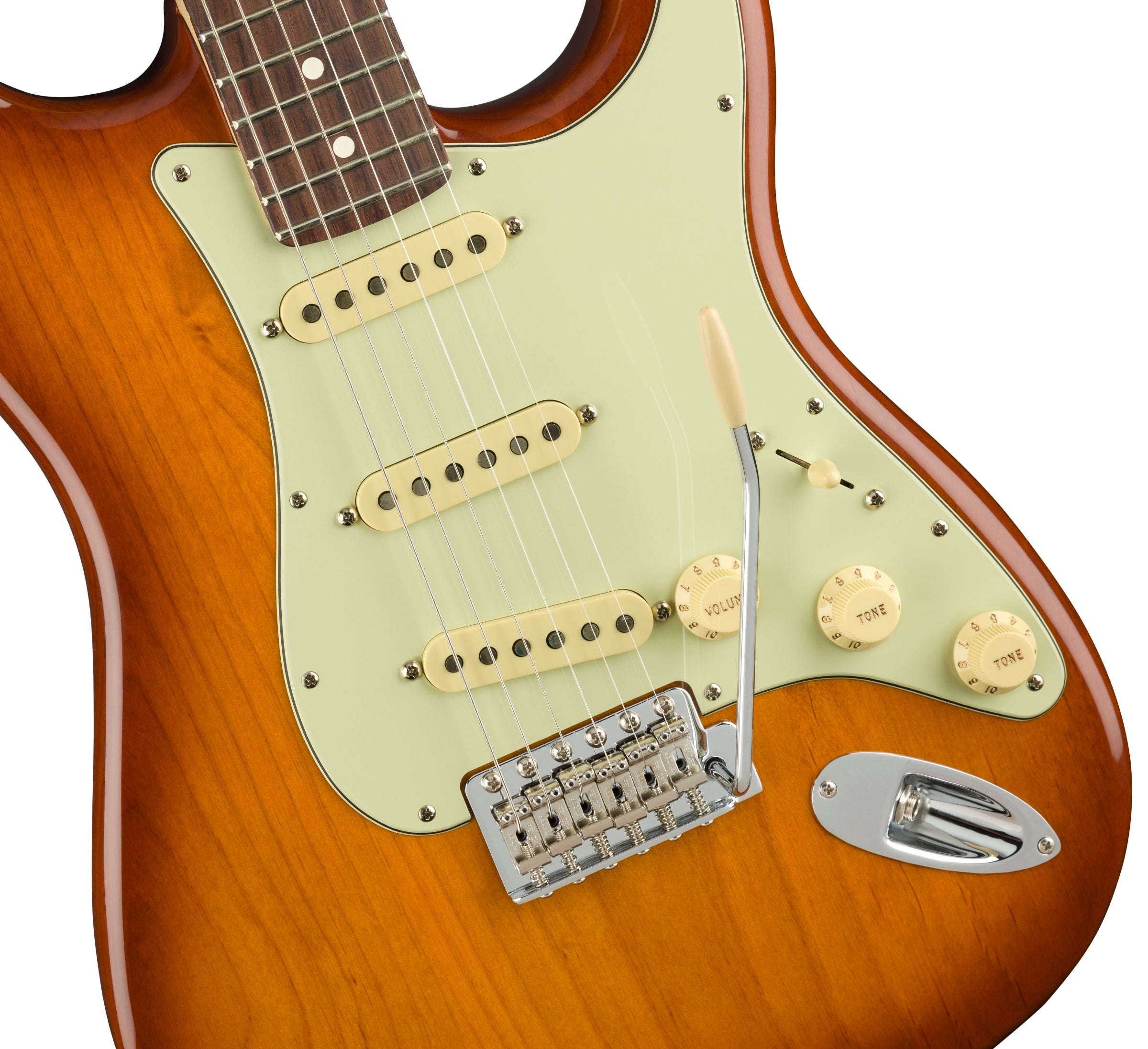 GUITARRA ELECTRICA FENDER AMERICAN PERFORMER STRATOCASTER HONEY BLAST MOD0114910342 INCLUYE ESTUCHE DE LUJO