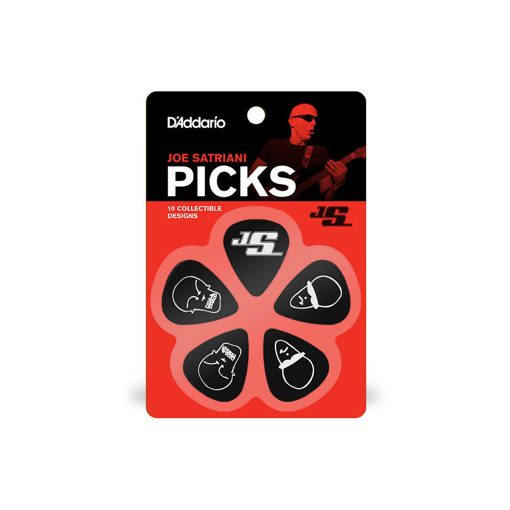 PICK D"ADDARIO SATRIANI NEGRO MEDIUM