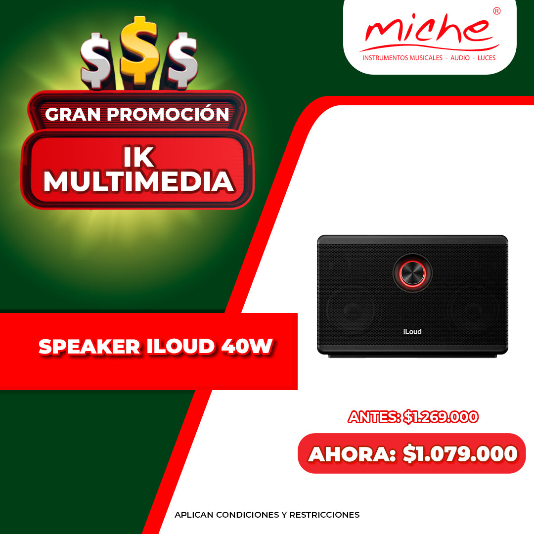 SPEAKER ILOUD 40W PROMO DIAS IK