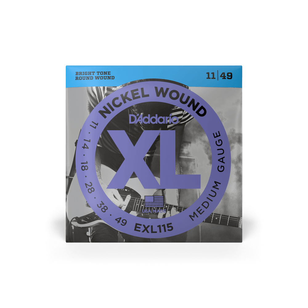 CUERDAS D"ADDARIO EXL115 11-49 PARA GUITARRA ELÉCTRICA