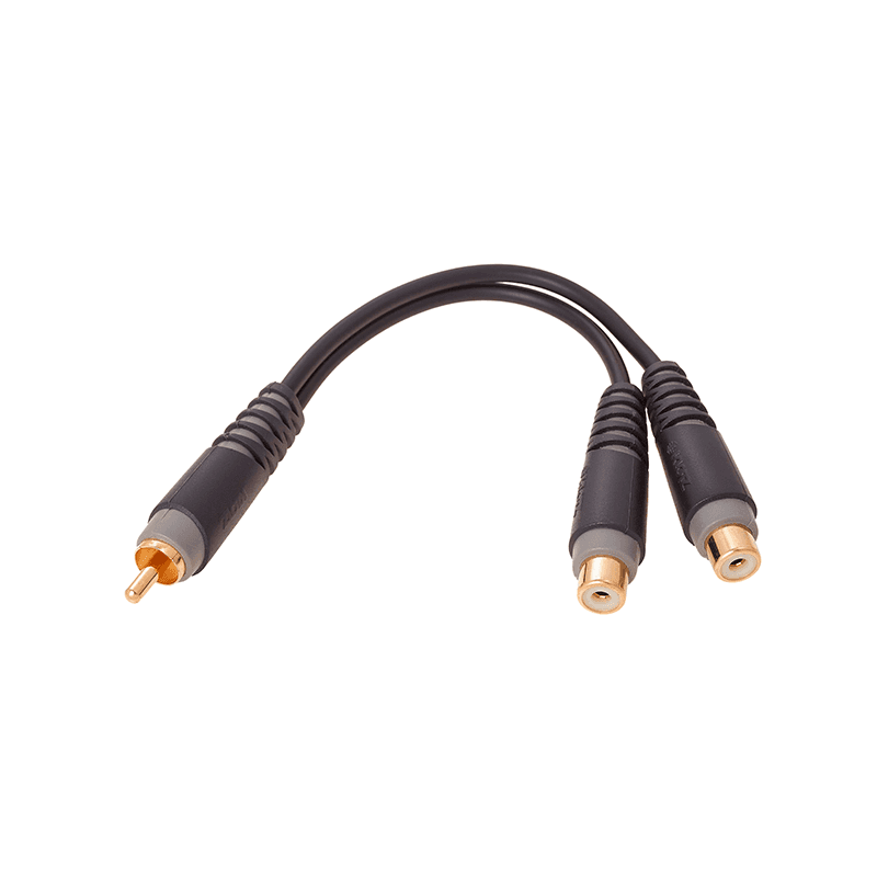 ADAPTADOR KLOTZ AYU-9 1 RCA MACHO X 2RCA MACHO PROMOCIÓN