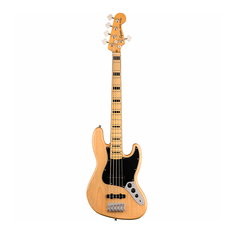 BAJO 5 CUERDAS FENDER SQUIER CLASSIC VIBE 70'S JAZZ BASS NATURAL MOD0374550521 DIAPASON DE MAPLE