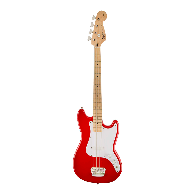 BAJO 4 CUERDAS FENDER SQUIER AFFINITY BRONCO ROJO MOD0310902558 DIAPASON DE MAPLE