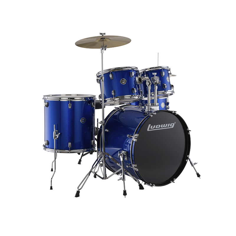 BATERÍA LUDWIG ACCENT 5 PIEZAS AZUL