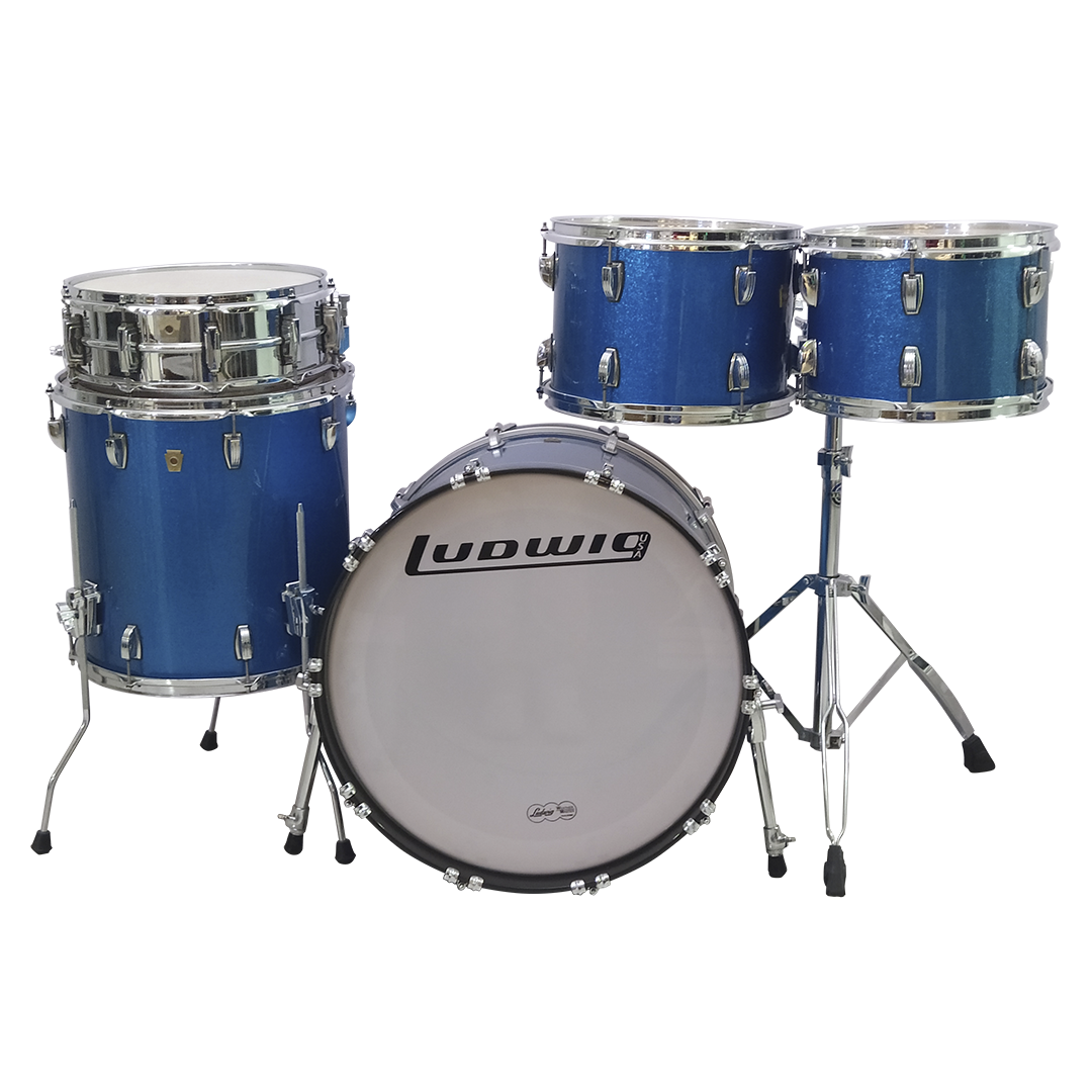BATERÍA LUDWIG CLASSIC MAPLE 5 PIEZAS BLUE