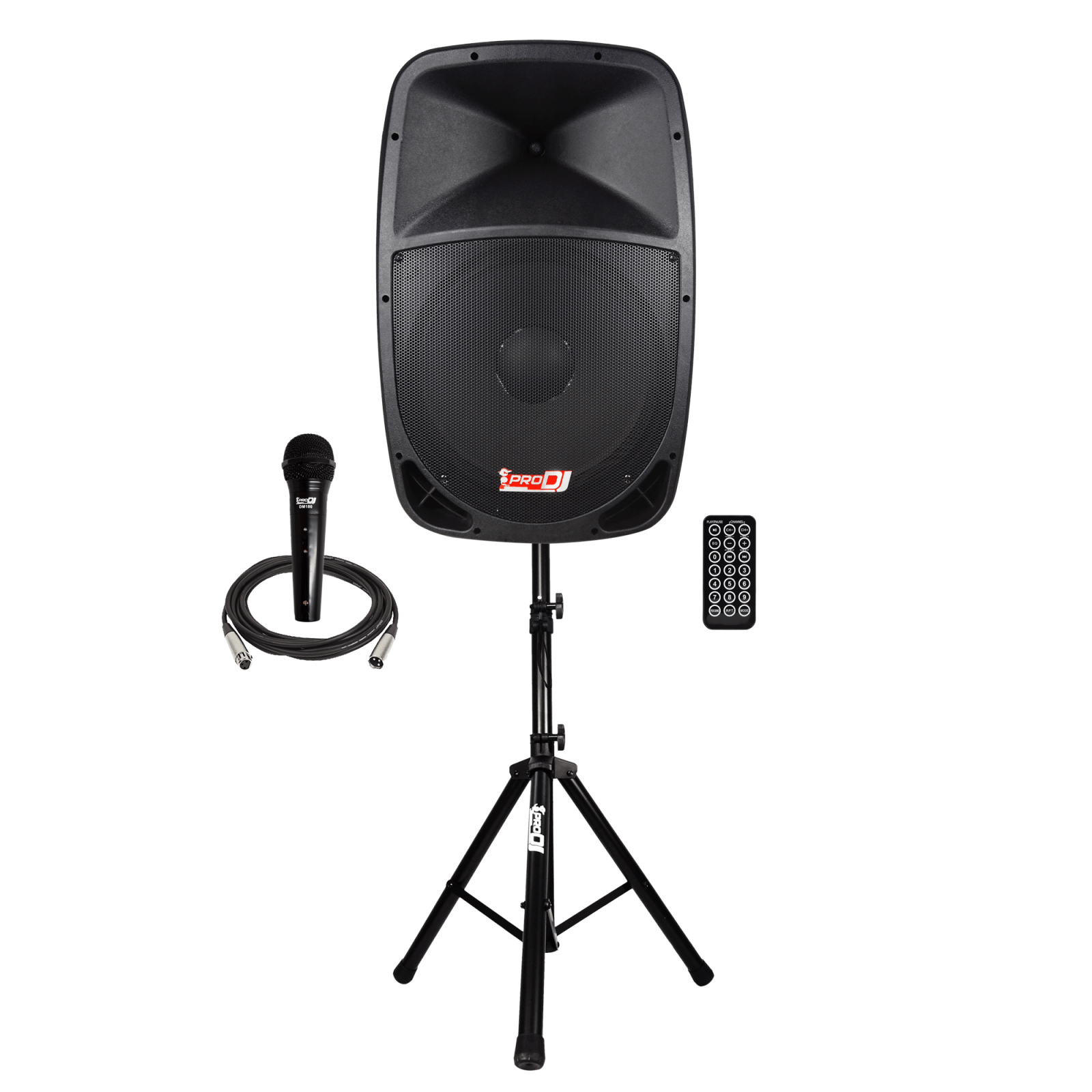 Compra ya CABINA PRO DJ PB15E-MP3 SYS INCLUYE CABINA, CABLE Y MICROFONO PARAUSO DOMESTICO Y EXTERIORES