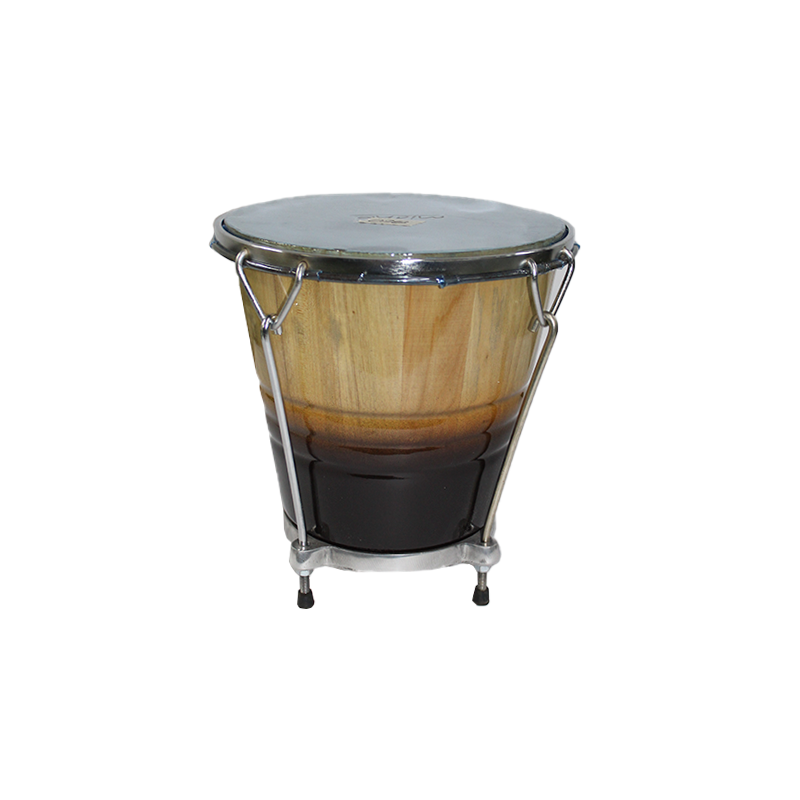 CAJA VALLENATA MICHE MADERA NAT/ROJO/NEGRA
