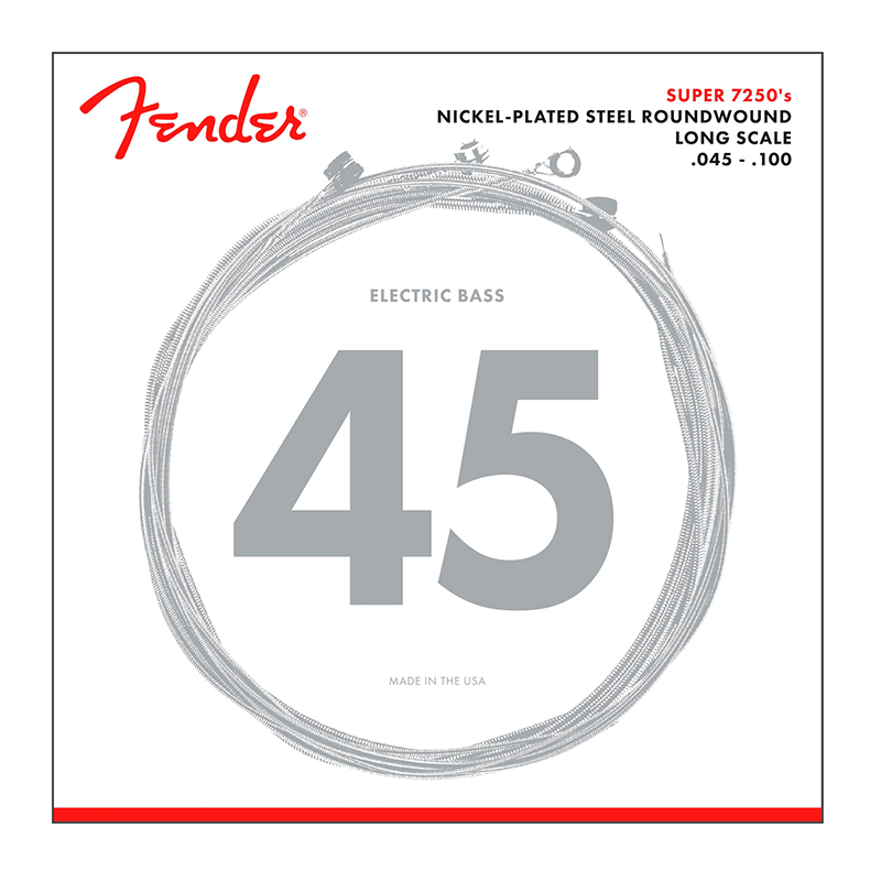CUERDAS FENDER 7250ML 45-100 BAJO 4C