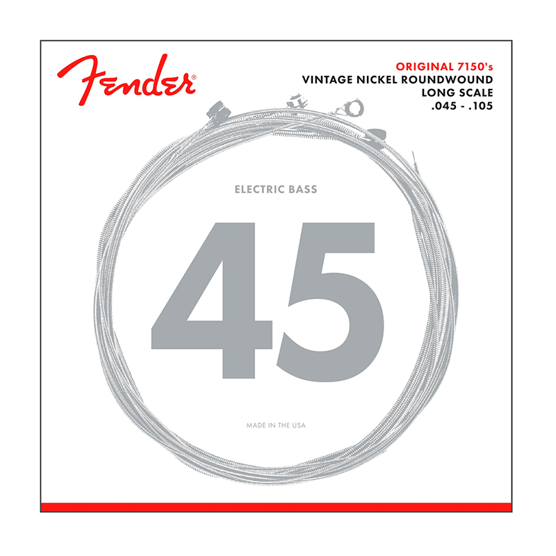 CUERDAS FENDER 7150M NKL 45-105 BAJO