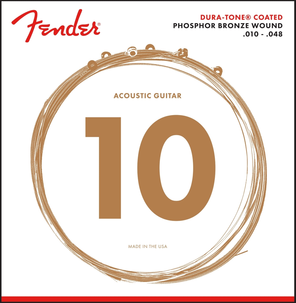 CUERDAS FENDER 60XL 010048 PHOS BRONZIE