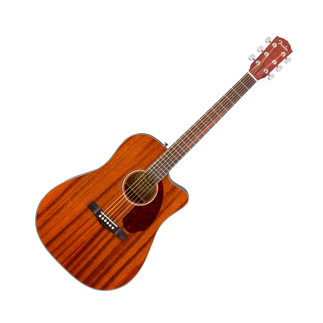 GUITARRA ELECTROACUSTICA FENDER CD-140SCE CAOBA MOD0970213322 DREADNOUGHT, CON ESTUCHE