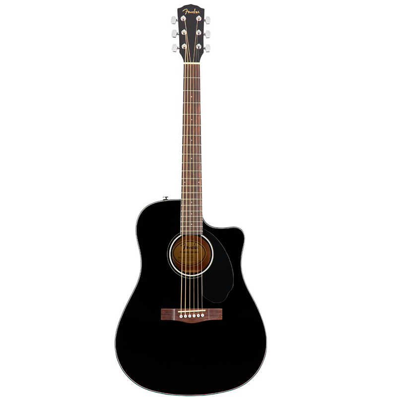 GUITARRA ELECTROACUSTICA FENDER CD-60SCE FOLK NEGRA MOD0970113006