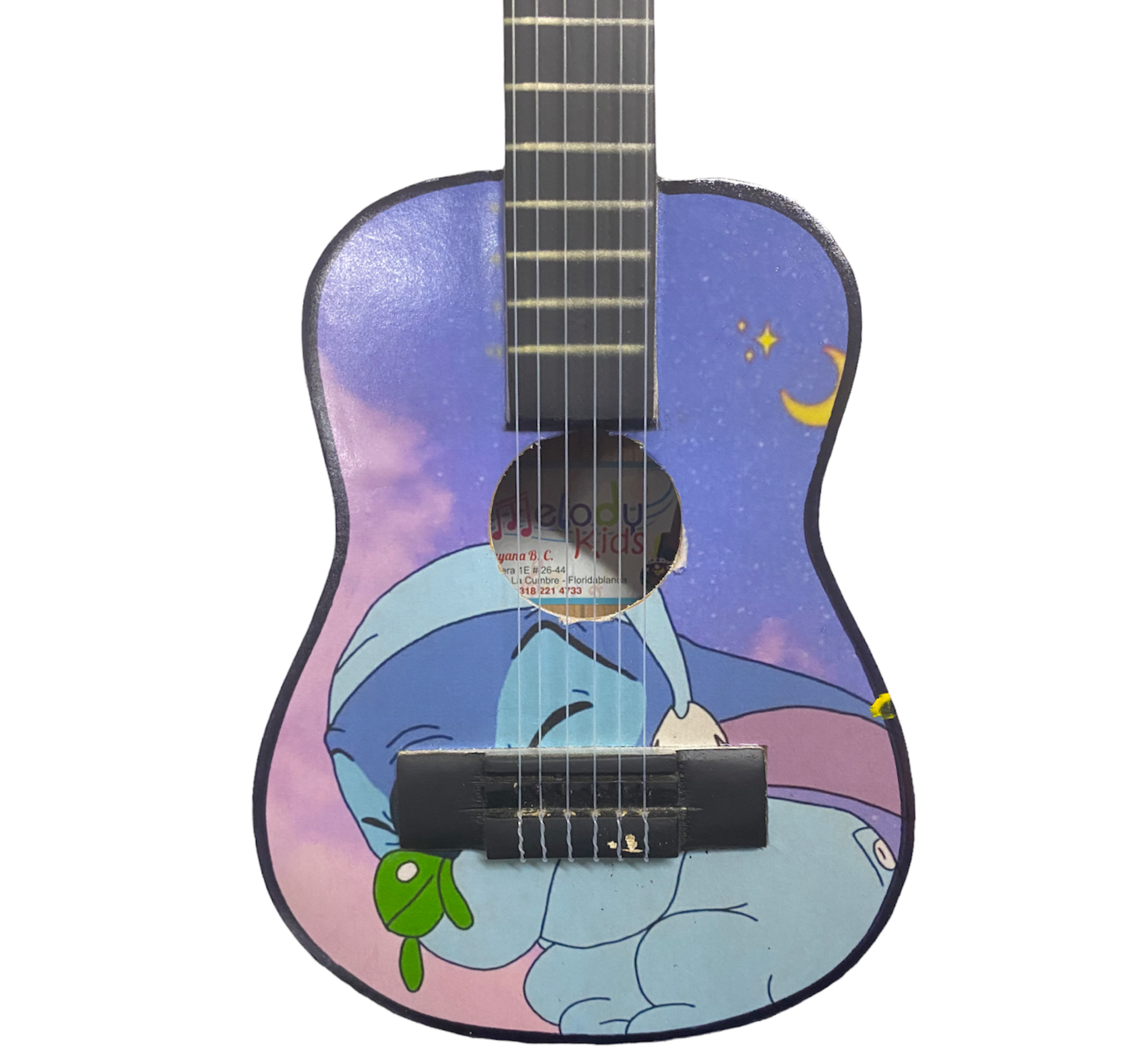 GUITARRA ACUSTICA MICHE PARA NIÑO 22" LILO Y STICK