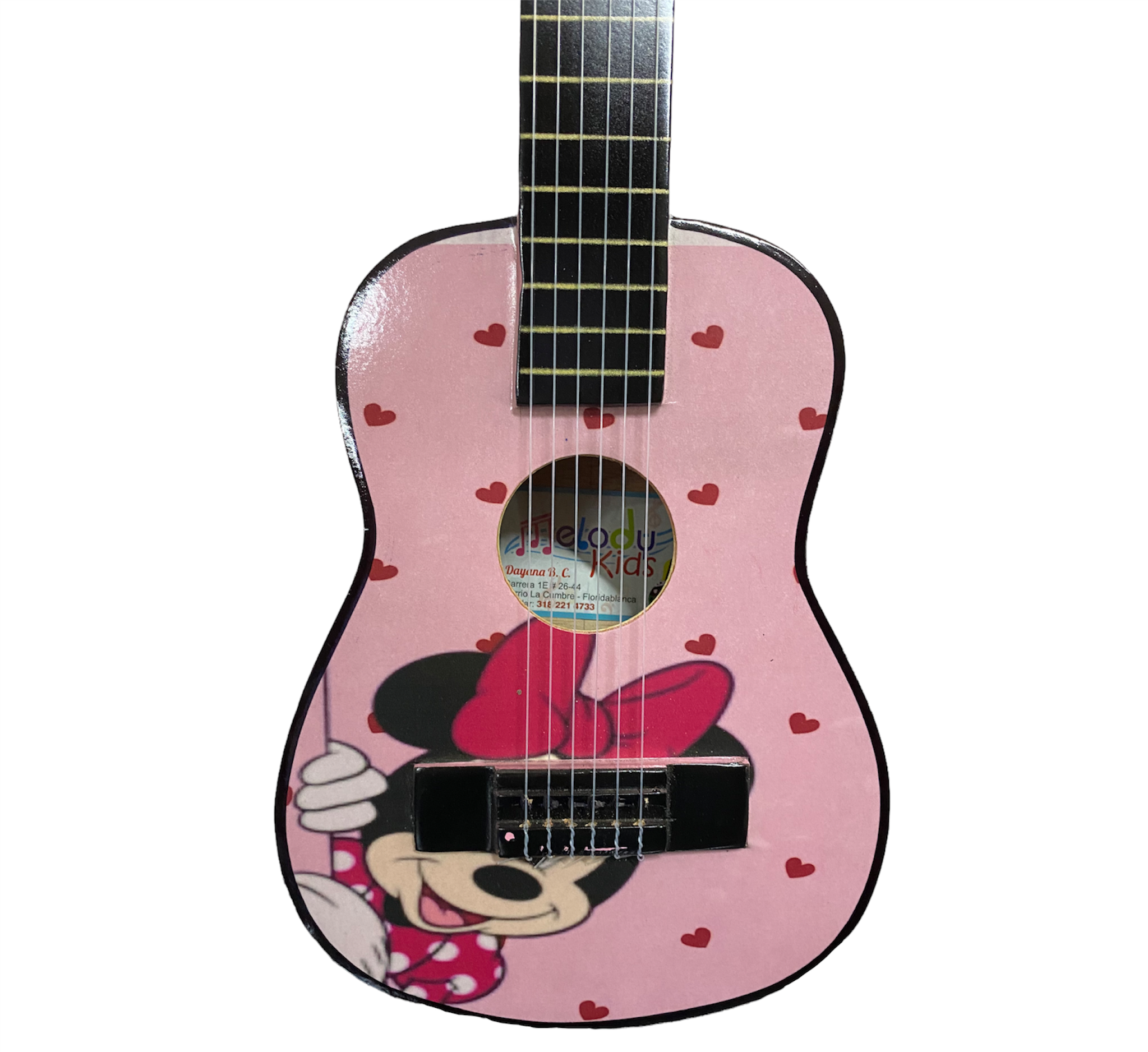 GUITARRA ACUSTICA MICHE PARA NIÑO 22" MINNIE