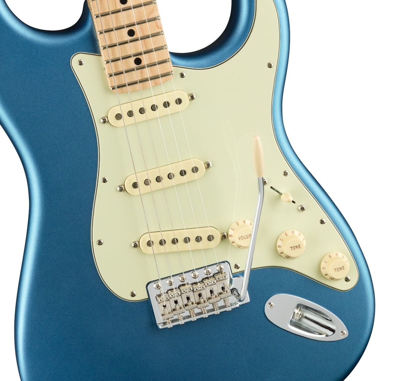GUITARRA ELECTRICA FENDER AMERICAN PERFORMER STRATOCASTER AZUL MOD0114912302 DIAPASON MAPLE