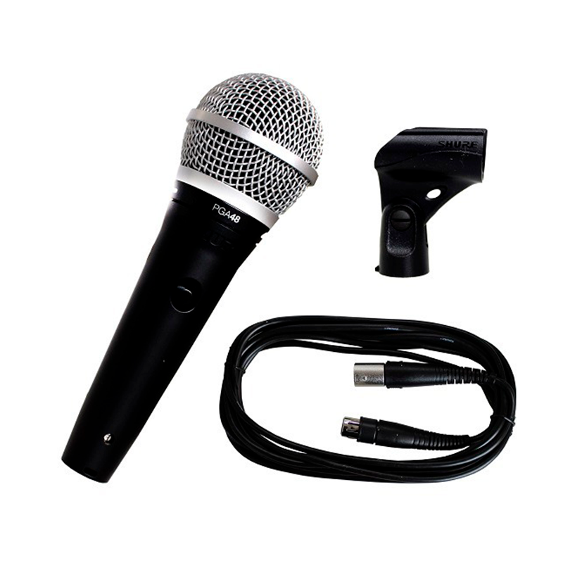 MICRÓFONO SHURE PGA48-XLR ALAMBRICO
