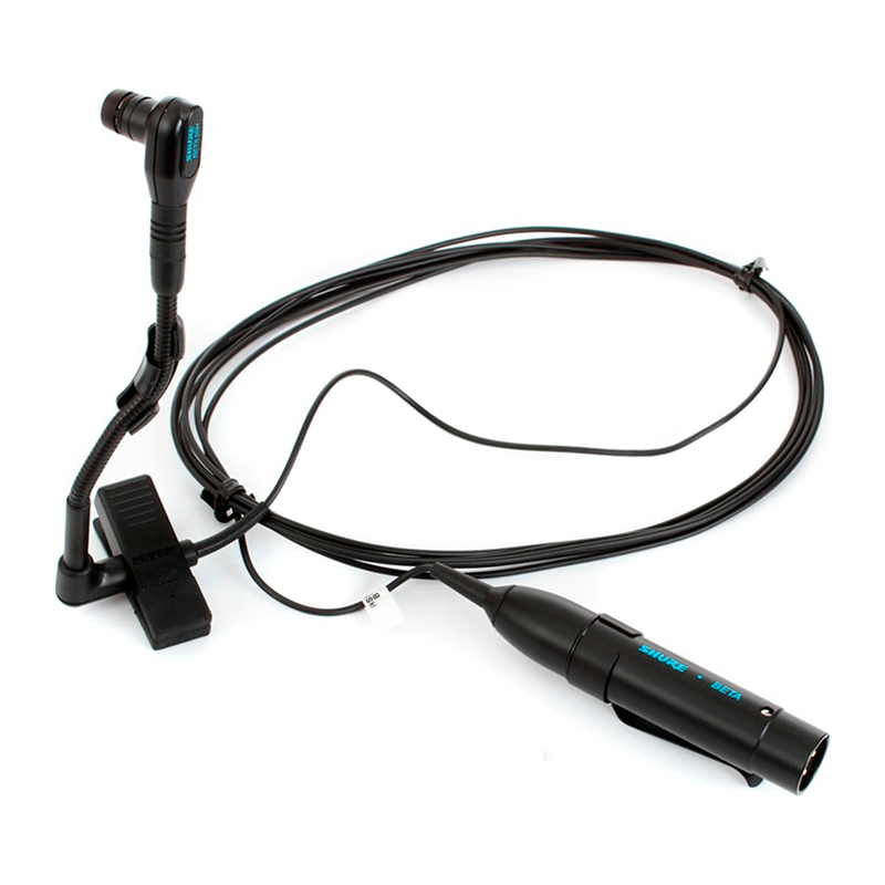 El Beta 98H/C cuenta con circuido pre amplicador sin transformador para mejorar el rango de la frecuencia. Consigue este microfono BETA 98H/C con cable de alta flexibilidad de 9.8 ft con preamplificador adjunto (conexión XLR)