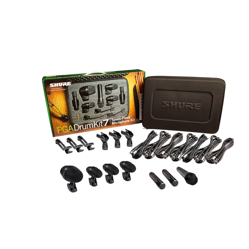 MICRÓFONO SHURE PGADRUMKIT7 KIT 7PC