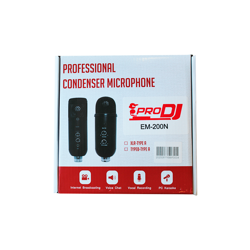 MICRÓFONO PRO DJ EM-200N