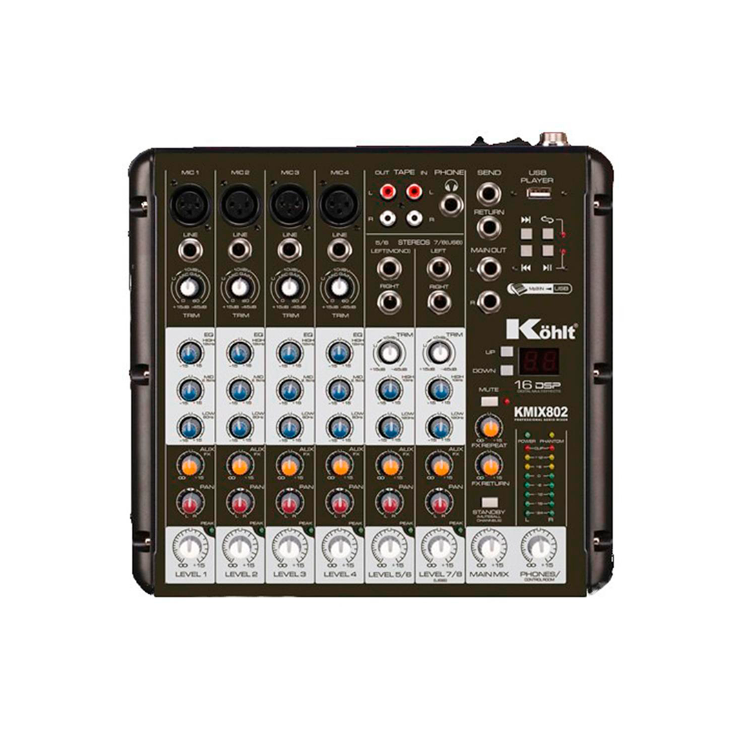 MIXER KOHLT KIMX 802 6 CANALES