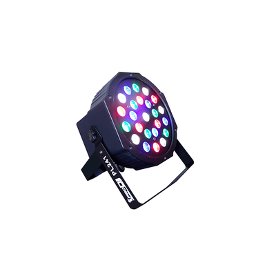 El Par led de 24 leds a 1w de potencia (RGBW). Cuenta con una alimentación de corriente a otro par led • Con 6 leds de color rojo, 6 leds de color verde, 6 leds de color azul, 6 leds de color blanco