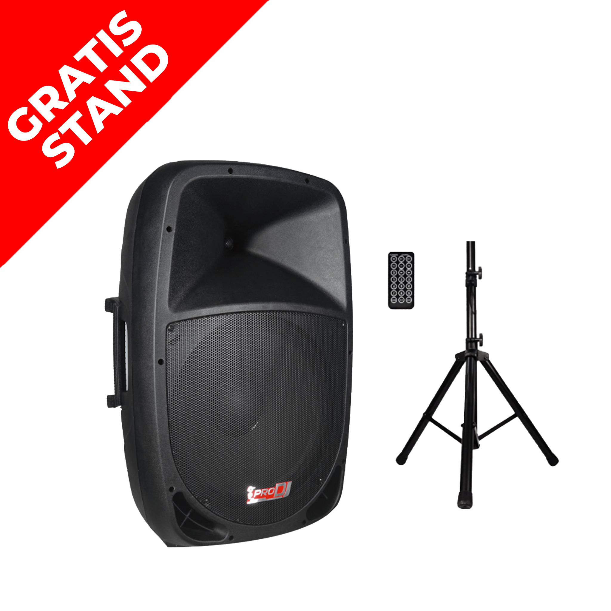 CABINA ACTIVA PRO DJ PB15E-MP3 PARA USO DOMESTICO Y EXTERIORES