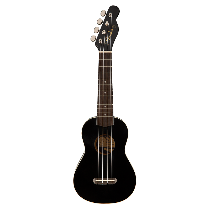 UKELELE FENDER VENICE SOPRANO NEGRO MOD971610506 13.6" PULGADAS