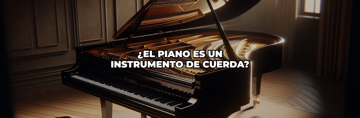 ¿El piano es un instrumento de cuerda?