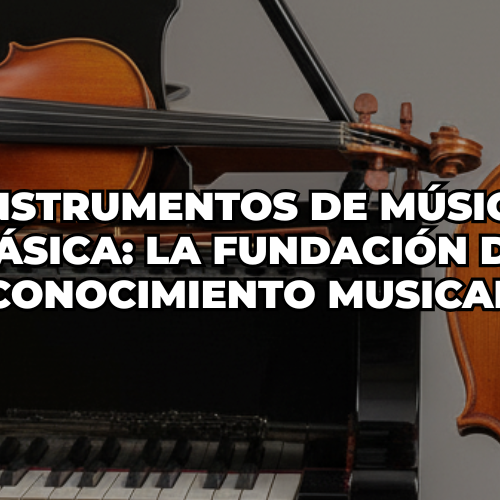 Instrumentos de música clásica la fundación del conocimiento musical