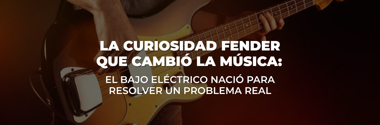 La curiosidad Fender que cambió la música el bajo eléctrico nació para resolver un problema real