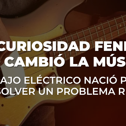 La curiosidad Fender que cambió la música el bajo eléctrico nació para resolver un problema real