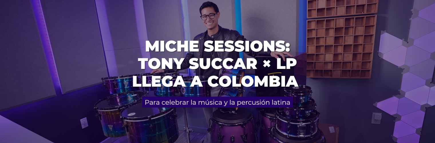 Miche Sessions: Tony Succar × LP llega a Colombia para celebrar la música y la percusión latina