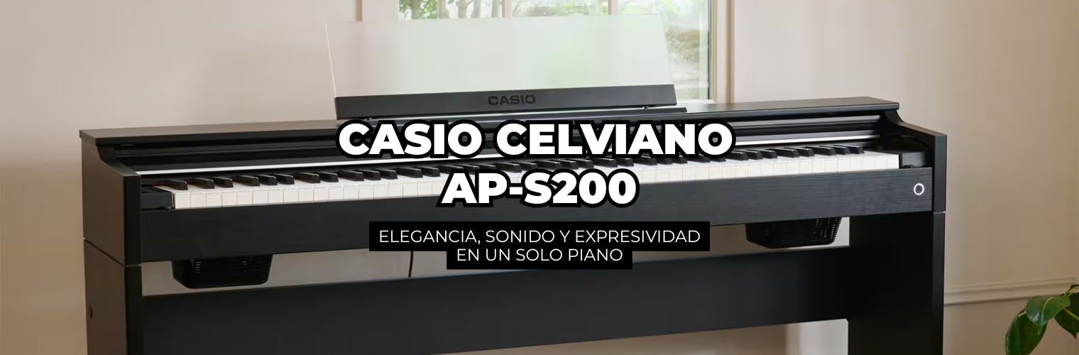 casio celviano ap-s200 elegancia, sonido y expresividad en un solo piano